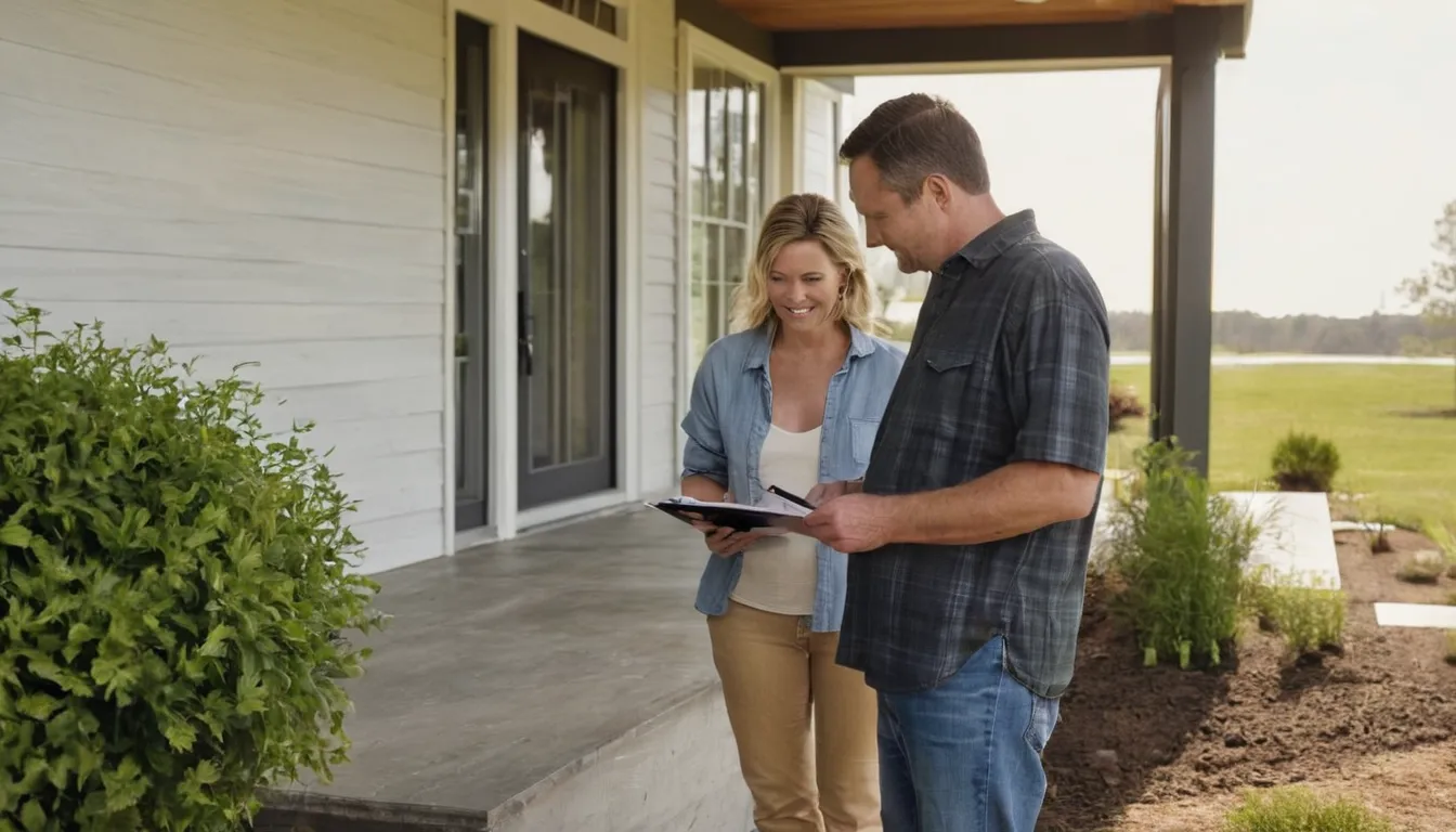 Homeowner talking with a septic provider about an estimate in the Aurora area